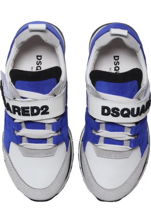 Kinder Sneaker mit Schnüren und Klettverschluss