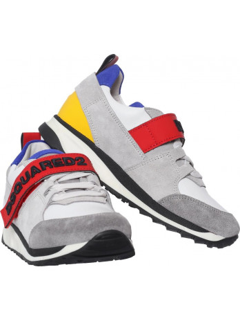 Kinder Sneaker mit Schnür- und Klettverschluss