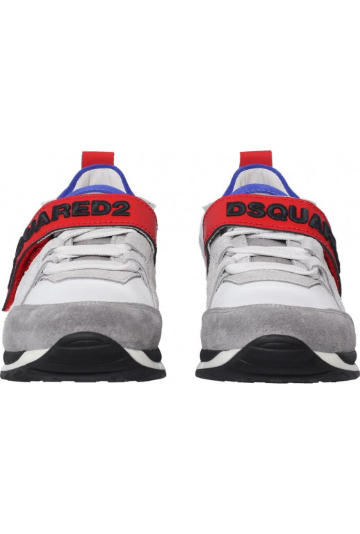Kinder Sneaker mit Schnür- und Klettverschluss