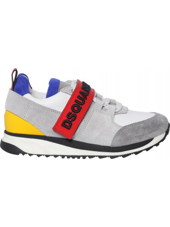 Kinder Sneaker mit Schnür- und Klettverschluss