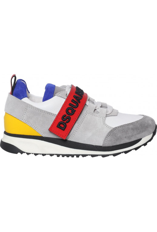 Kinder Sneaker mit Schnür- und Klettverschluss