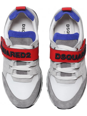 Kinder Sneaker mit Schnür- und Klettverschluss