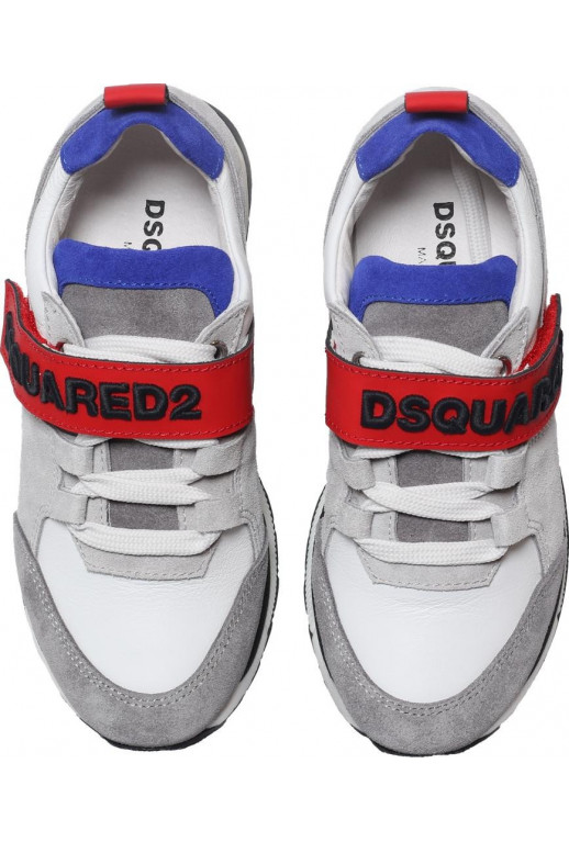 Kinder Sneaker mit Schnür- und Klettverschluss