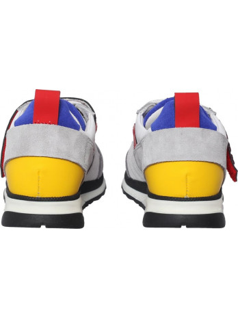 Kinder Sneaker mit Schnür- und Klettverschluss