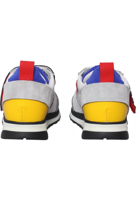 Kinder Sneaker mit Schnür- und Klettverschluss