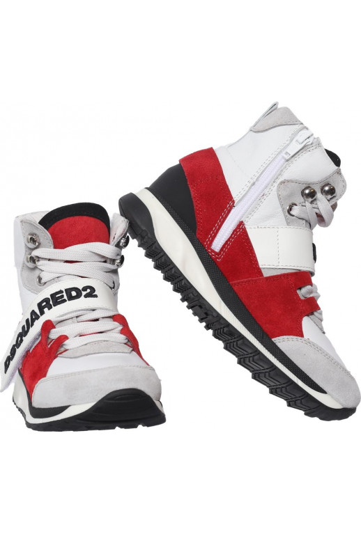 Kids Sneaker with laces and velcro