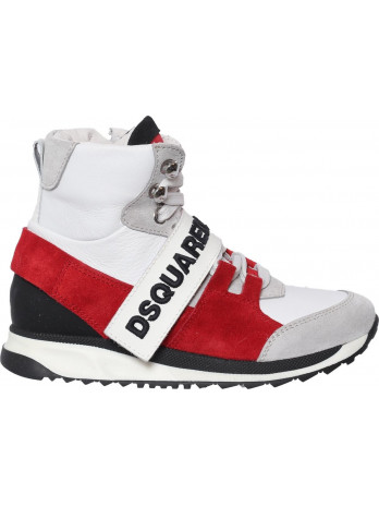 Kids Sneaker with laces and velcro