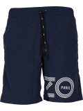 Bermuda Badeshorts mit Logodruck