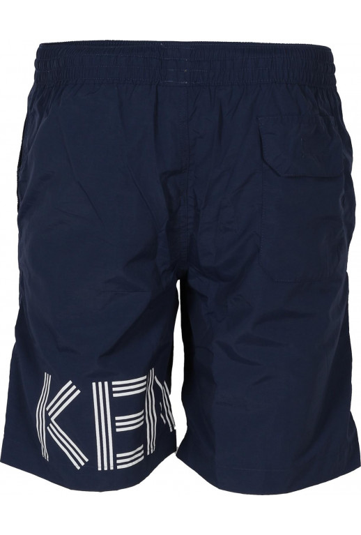 Bermuda Badeshorts mit Logodruck