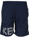 Bermuda Badeshorts mit Logodruck