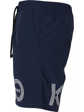 Bermuda Badeshorts mit Logodruck