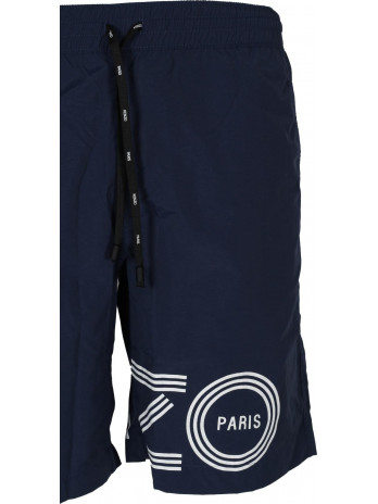 Bermuda Badeshorts mit Logodruck