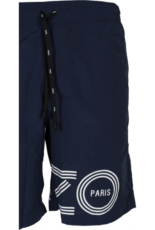 Bermuda Badeshorts mit Logodruck