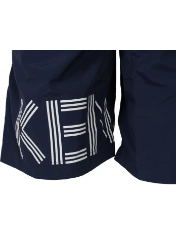 Bermuda Badeshorts mit Logodruck