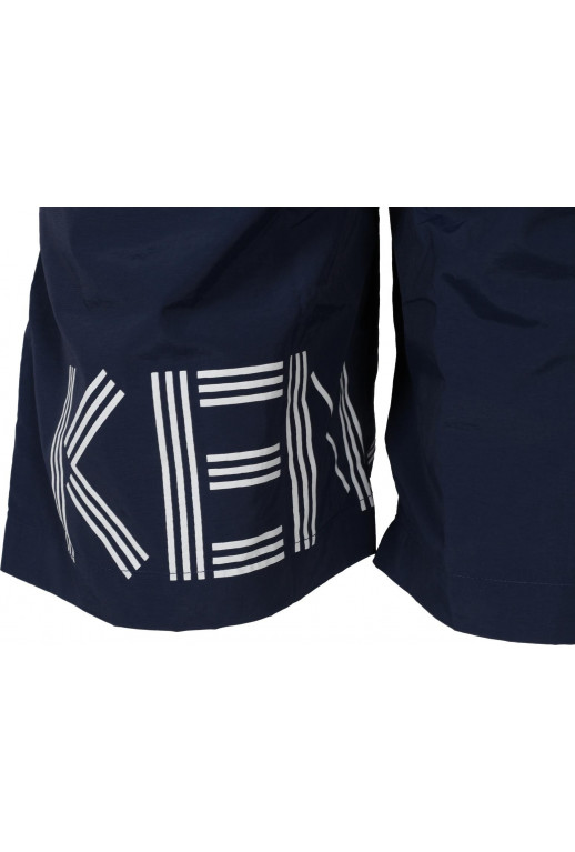 Bermuda Badeshorts mit Logodruck