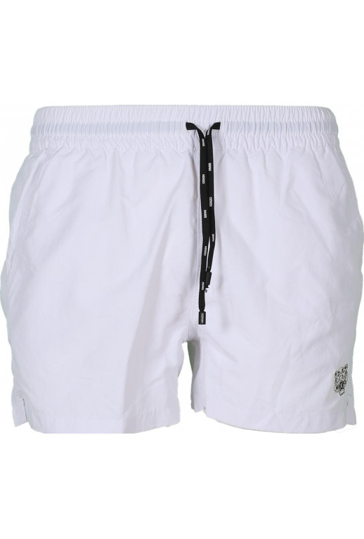 Swim Shorts with Logo Patch