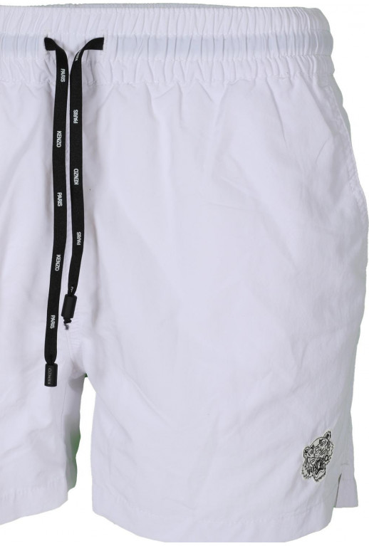 Swim Shorts with Logo Patch
