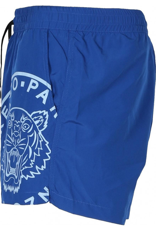 Badeshorts mit Logodruck