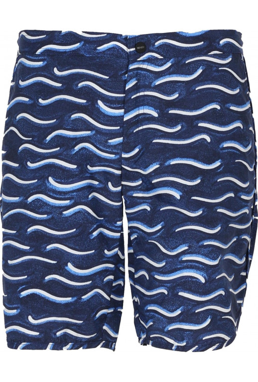 Badeshorts mit Logodruck