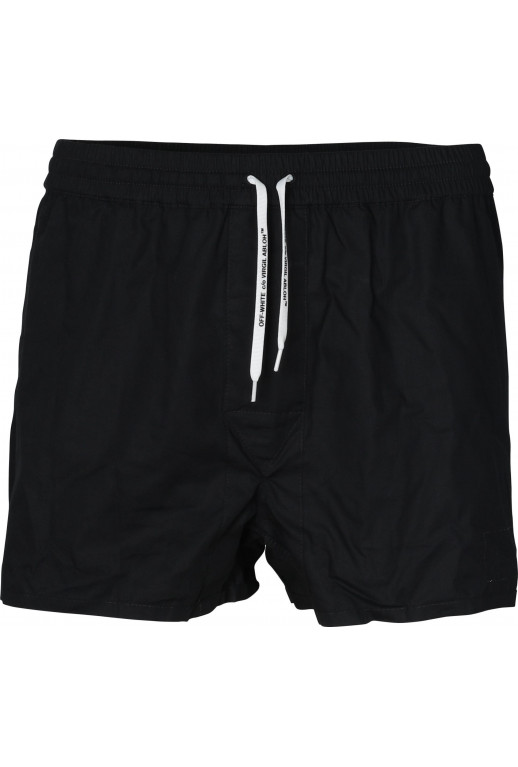Badeshorts mit Logoetikett