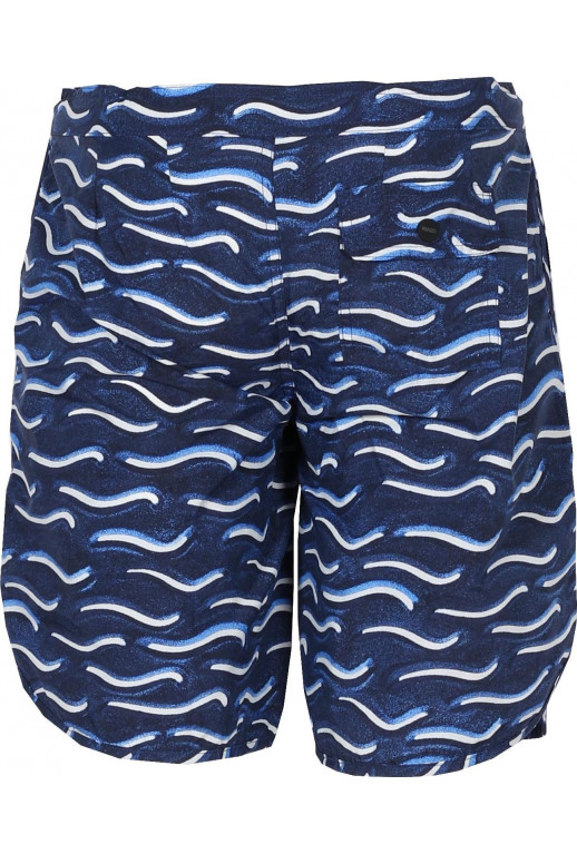 Badeshorts mit Logodruck