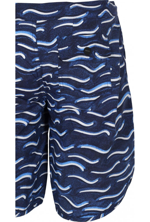 Badeshorts mit Logodruck