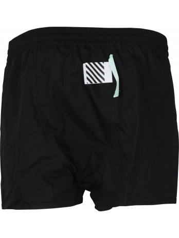 Badeshorts mit Logoetikett
