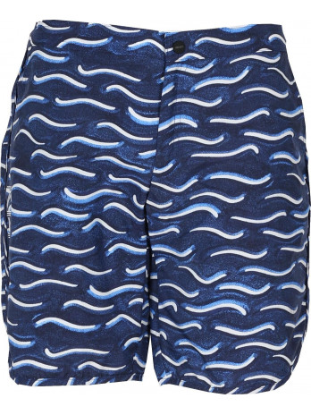 Badeshorts mit Logodruck