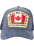 Denim Canada Flag Baseball Cap