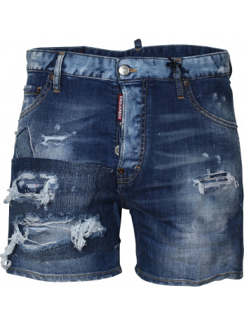 Distressed Jeansshorts