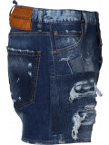 Distressed Jeansshorts