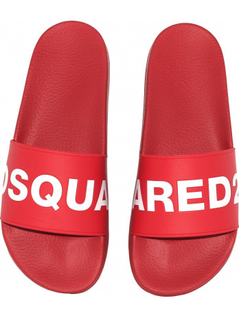 Dsquared2 Logo Gummi Sandalen