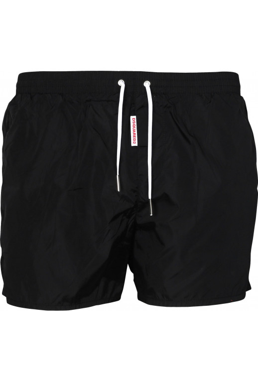 Badeshorts mit Logoetikett