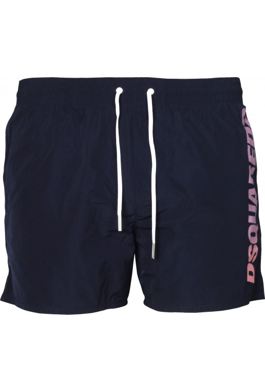 Badeshorts mit Logo auf der Seite