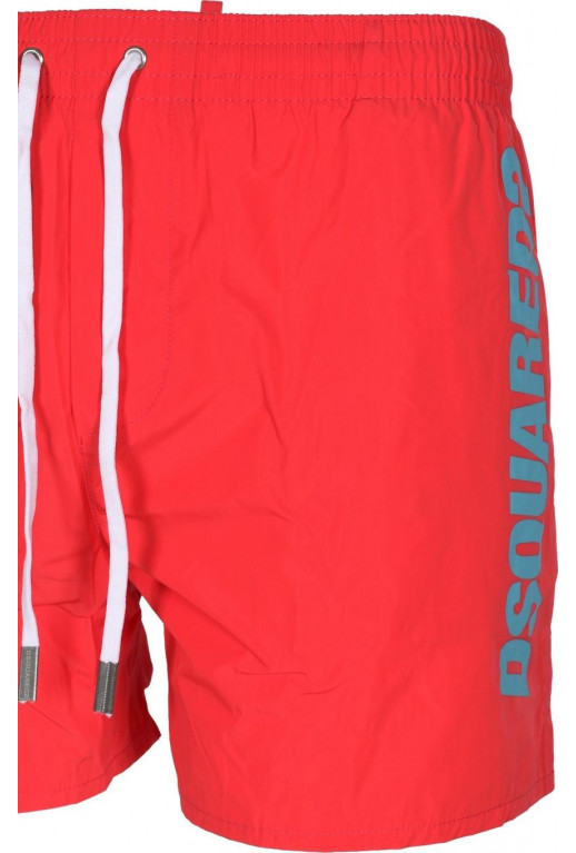 Badeshorts mit Logo auf der Seite
