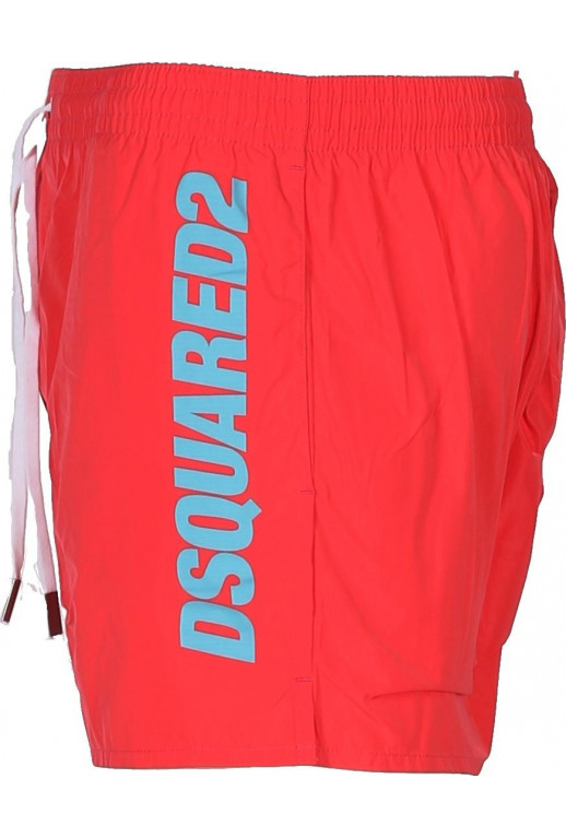 Badeshorts mit Logo auf der Seite