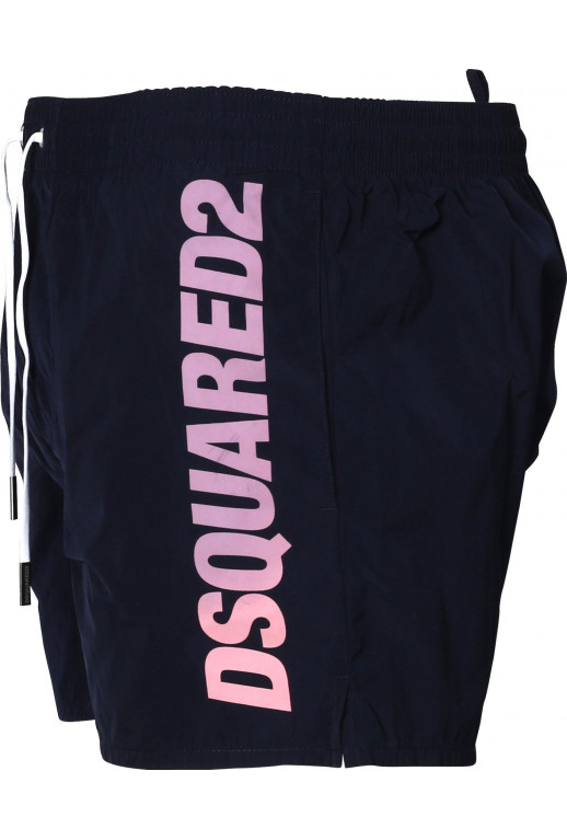Badeshorts mit Logo auf der Seite