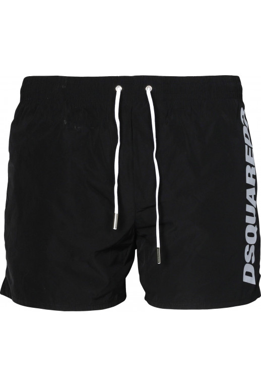 Badeshorts mit Logo auf der Seite