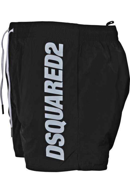 Badeshorts mit Logo auf der Seite