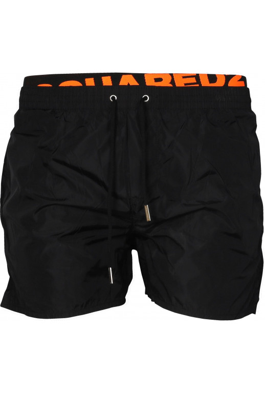 Badeshorts mit Logobund