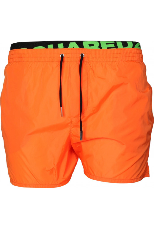 Badeshorts mit Logobund