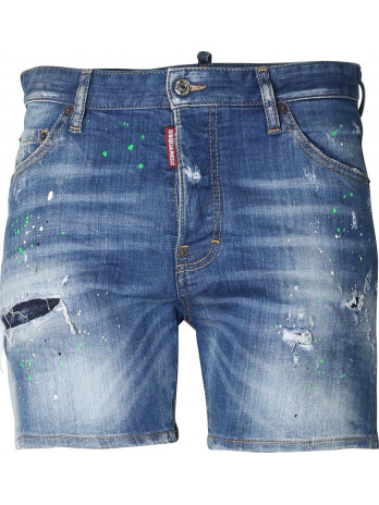 Distressed Jeans Shorts