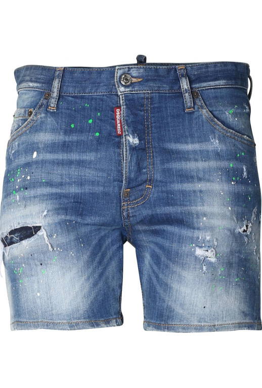 Distressed Jeans Shorts