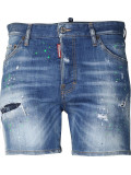 Distressed Jeans Shorts