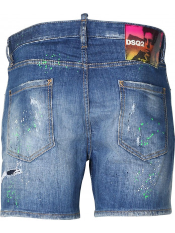 Distressed Jeans Shorts