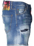 Distressed Jeans Shorts