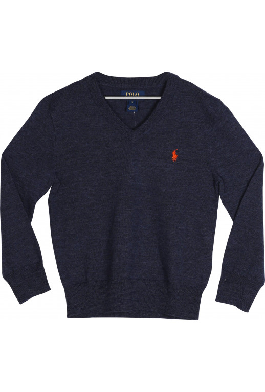 Kinder Sweater mit  V-Neck