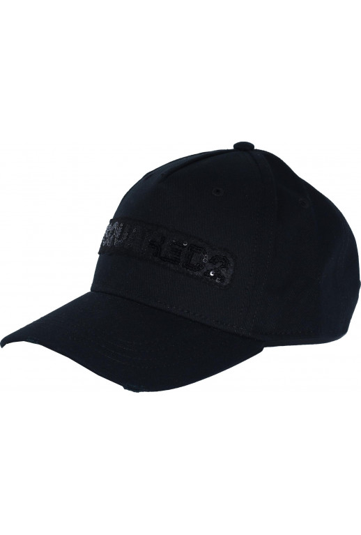 Logo mit Pailletten Baseball Cap
