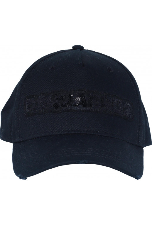 Logo mit Pailletten Baseball Cap
