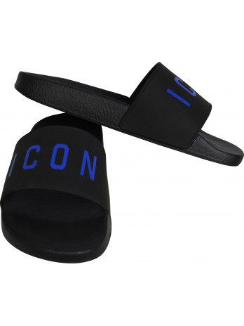 Icon Logo Gummisandalen